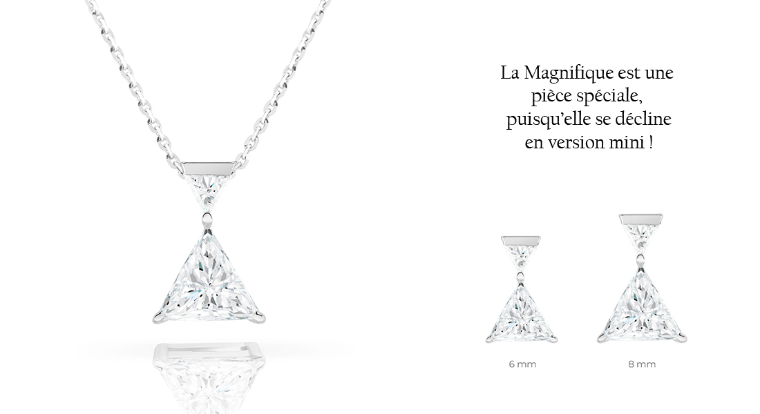 Collier La Magnifique en or blanc et diamants